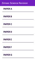 Zimsec Combined Science ポスター