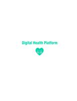 Digital Health Platform الملصق