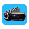 Background video recording camera icono