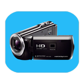 Background video recording camera आइकन