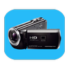 Background video recording camera icon
