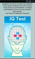 Ücretsiz Zeka Testi - IQ Ölçün Plakat