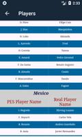 Real Names of Teams & Players Pes19 स्क्रीनशॉट 3