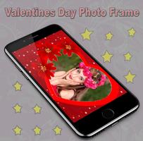 Valentines Day Photo Frame Affiche