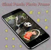 Giant Panda Photo Frame Affiche