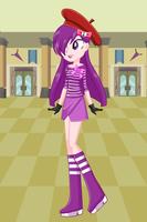School Style MLPEG Dress Up Game with pony girls Affiche