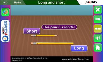 MiDas eCLASS LKG Maths Demo imagem de tela 1