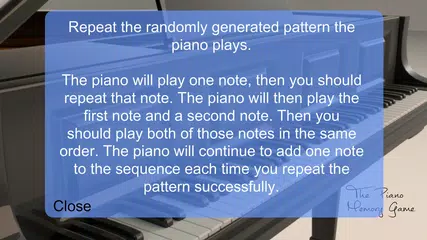 Descargar APK de The Piano Memory Game