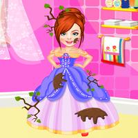 Messy Redhead Princess Poster