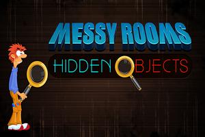 Messy Rooms Hidden Objects Affiche