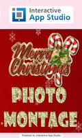 Merry Christmas Photo Montage پوسٹر