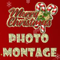 Merry Christmas Photo Montage Ekran Görüntüsü 2