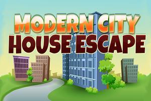 Modern City House Escape Affiche