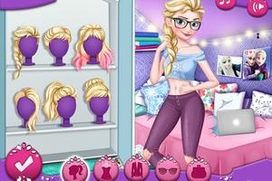 ❄ Modern Sisters Princess Makeup Dress up Game ❤ capture d'écran 3