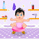 Morning Baby Bathing