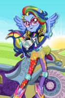 Motocross Rainbow Dash Rarity Fluttershy Twilight Ekran Görüntüsü 3