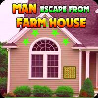 Man Escape From Farm House Affiche