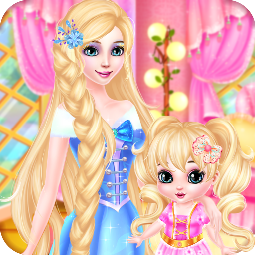 Prinzessin und Baby Makeup Spa