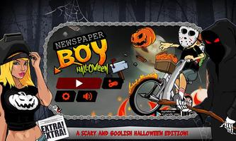 Newspaper Boy Halloween poster