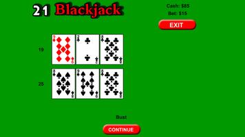 21 Black Jack Game تصوير الشاشة 1