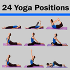 24 Yoga Position Daily Workout icône