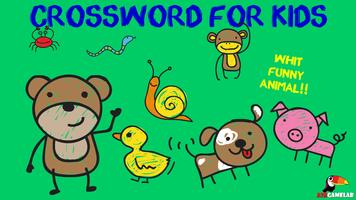 ABC Crossword puzzles for kids Affiche