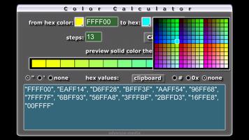 HTML Color Calculator تصوير الشاشة 2