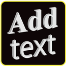 Add text on photo  -3D text on APK