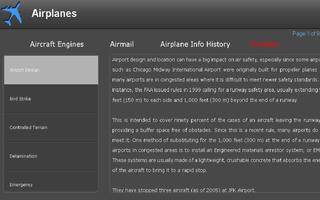 Airplane info for Tablet Affiche