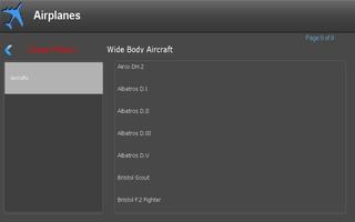 Airplane info for Tablet captura de pantalla 2