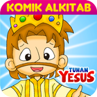 ikon Komik Alkitab Anak Tuhan Yesus