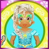 Baby Daisy Face Painting