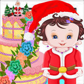Baby Lisi Christmas Cake