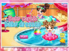 Baby care&baby dressup Affiche