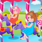 آیکون‌ Kids Games: Baby in Theme Park