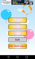 Kids Math Game Balloon Pop Affiche