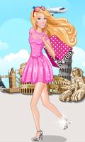 Dress Up Barbie Jet Set Style पोस्टर