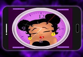 Betty Boo sexy pinup Clock capture d'écran 3