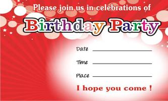 Birthday Invitation Cards screenshot 2