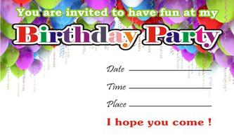 Birthday Invitation Cards screenshot 3