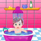 Cute Baby Bath
