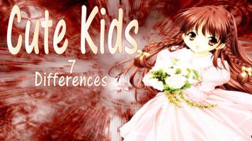 Cute Kids Find Differences poster