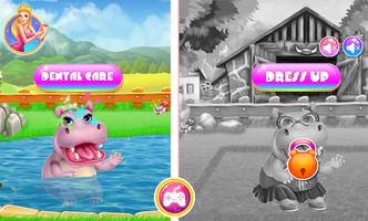 Hippo Dentist Care - Free Games capture d'écran 1