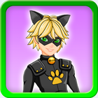 Dress up Cat Noir Miraculous আইকন