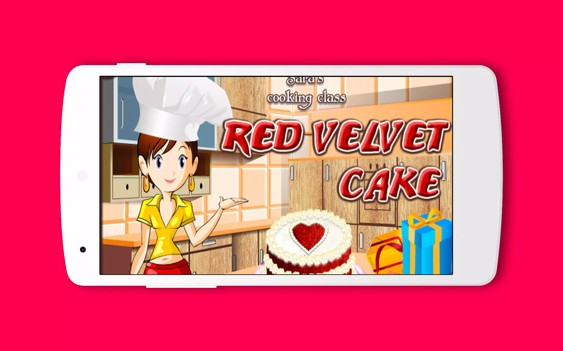 Sara's Cooking Class: Red Velvet Cake Gameplay 