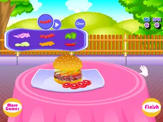 Pork burger cooking games APK download