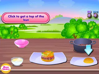 Pork burger cooking games APK download