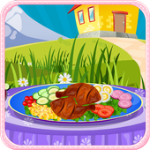 Chicken salad cooking games icon