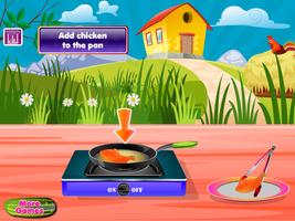 Chicken salad cooking games capture d'écran 1
