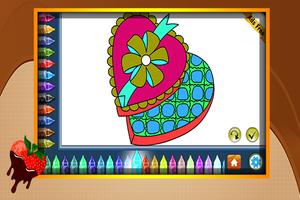 برنامه‌نما Coloring Book Chocolates عکس از صفحه